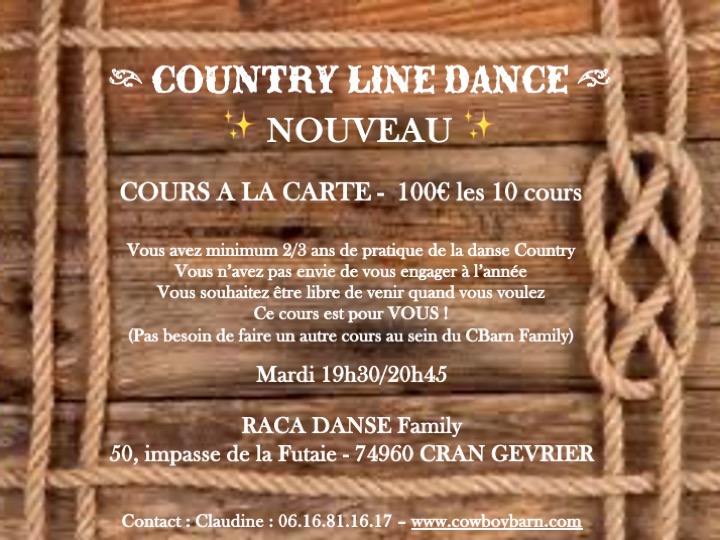 PLANNING DANSES COURS "VINTAGE"
