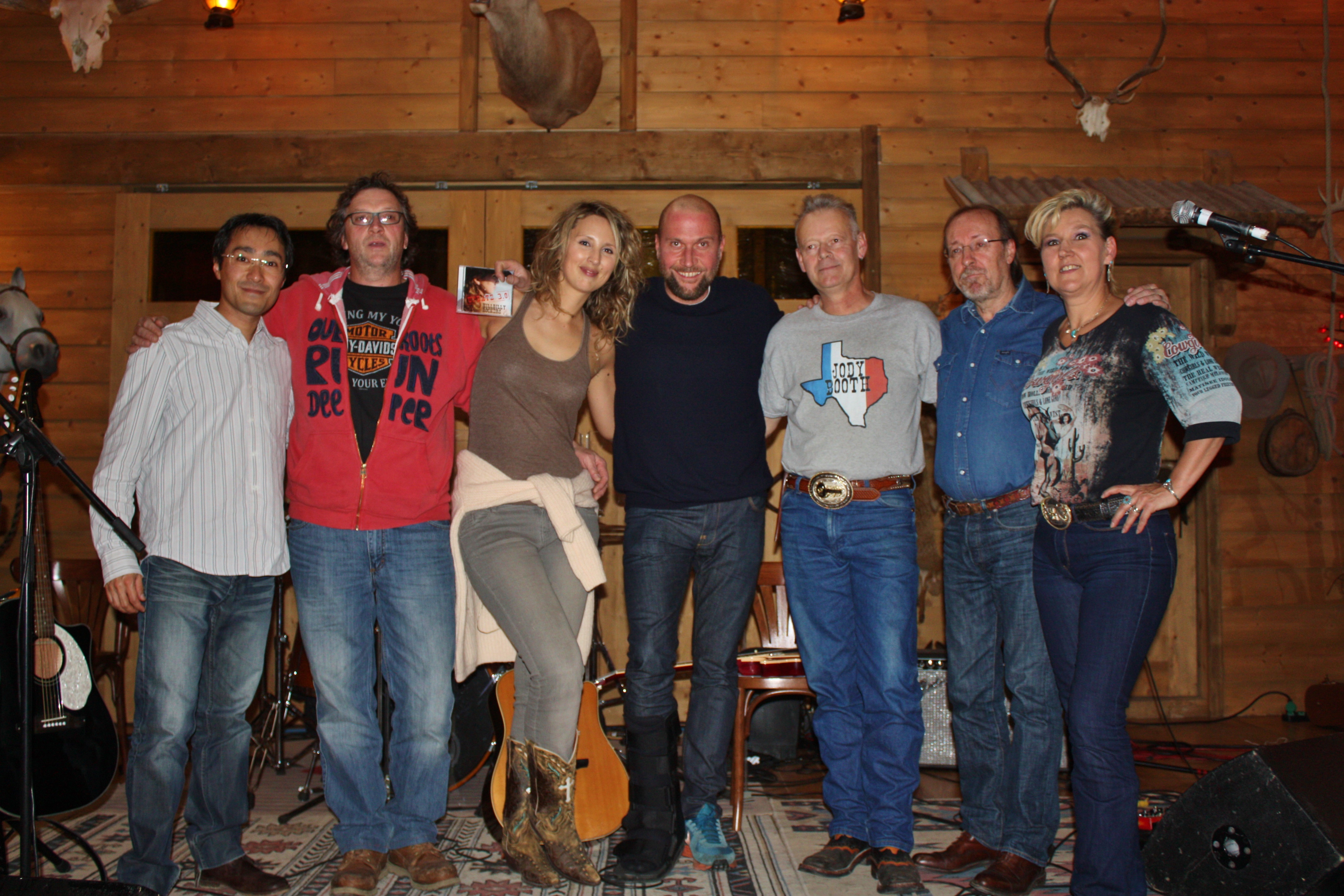 Hillbilly Rockers, Claudine et François Damiens au Cowboy Barn