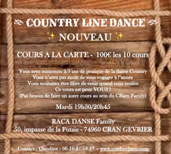 PLANNING DANSES COURS "VINTAGE"